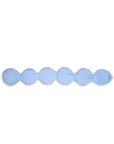 blue underside of multicolor circle chain weighted eye mask