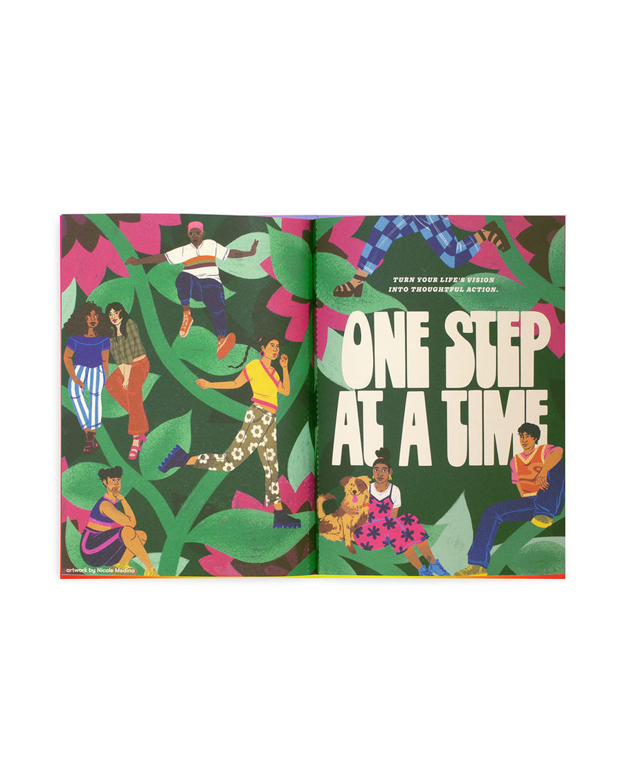 one step at a time graphic