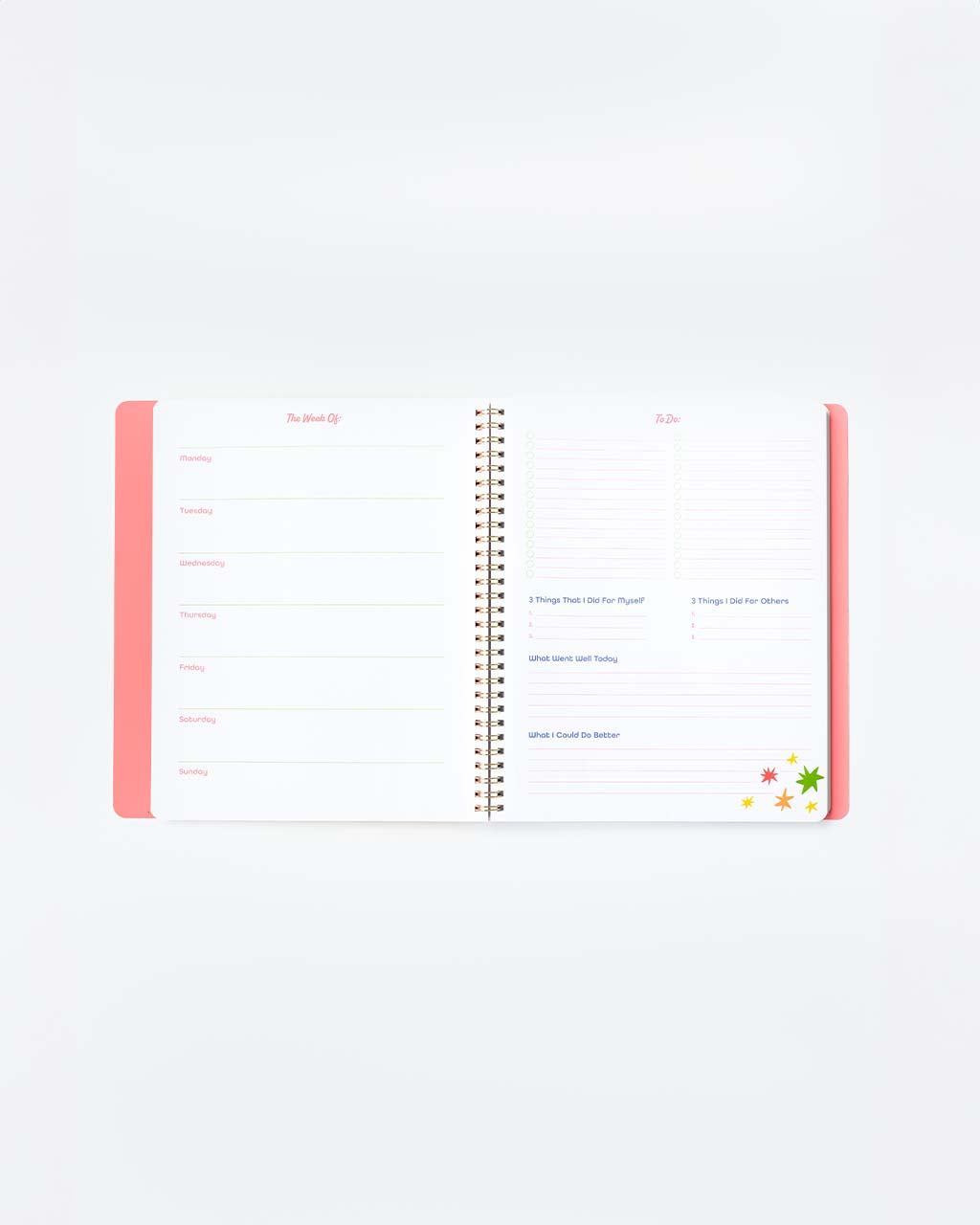 Weekly undated planner let me write that down ban do