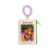 wildflower seed pouch with zipper closure and  purple stretchy strap