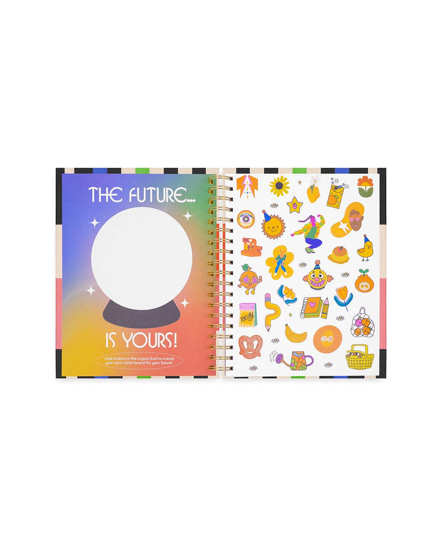 the future is now page and sticker sheet