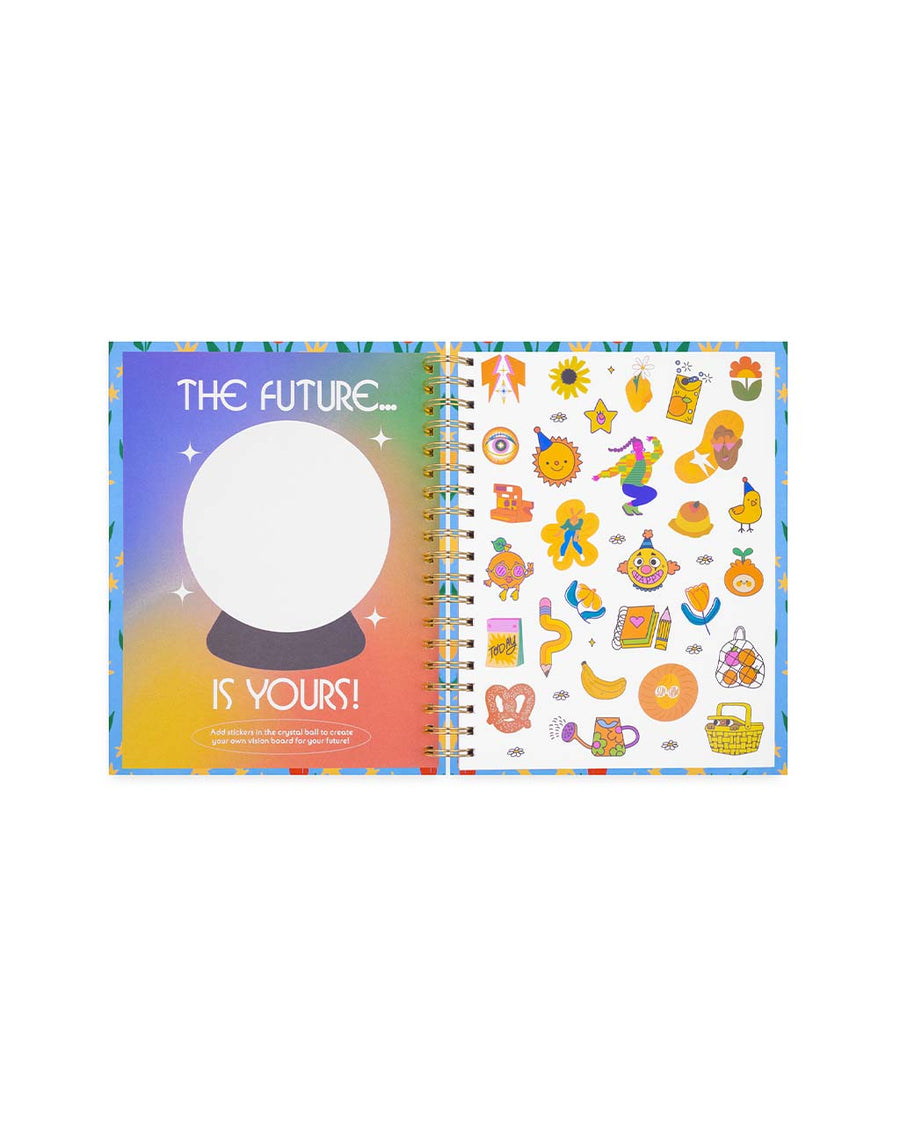 the future is yours and sticker sheet pages