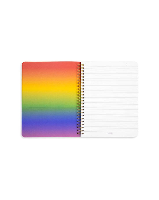 Ruff Notebook Rough Draft Mini Notebook | Mid-Century Stripe | ban.do