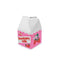 petite carton shaped strawberry milk vase