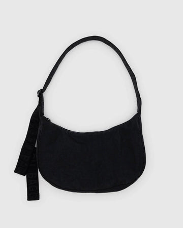 black medium crescent bag