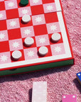 Game Night! 2-in-1 Checkers & Backgammon Board