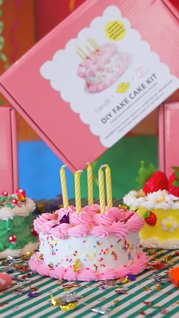 Fake Cake Craft Kit - Strawberries
