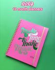 Large 12-Month Annual Planner - The Best is Yet to Come