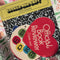 model showcasing book themed jumbo stickers