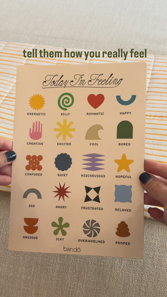 'tell them how you really feel' mood tracker