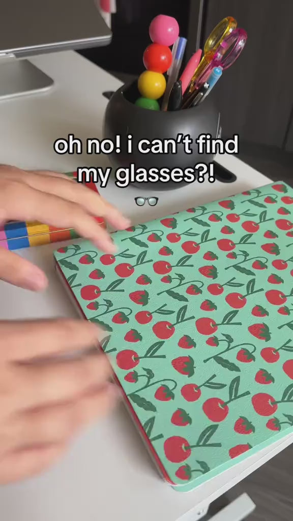 model showcasing colorful low and high ball glasses