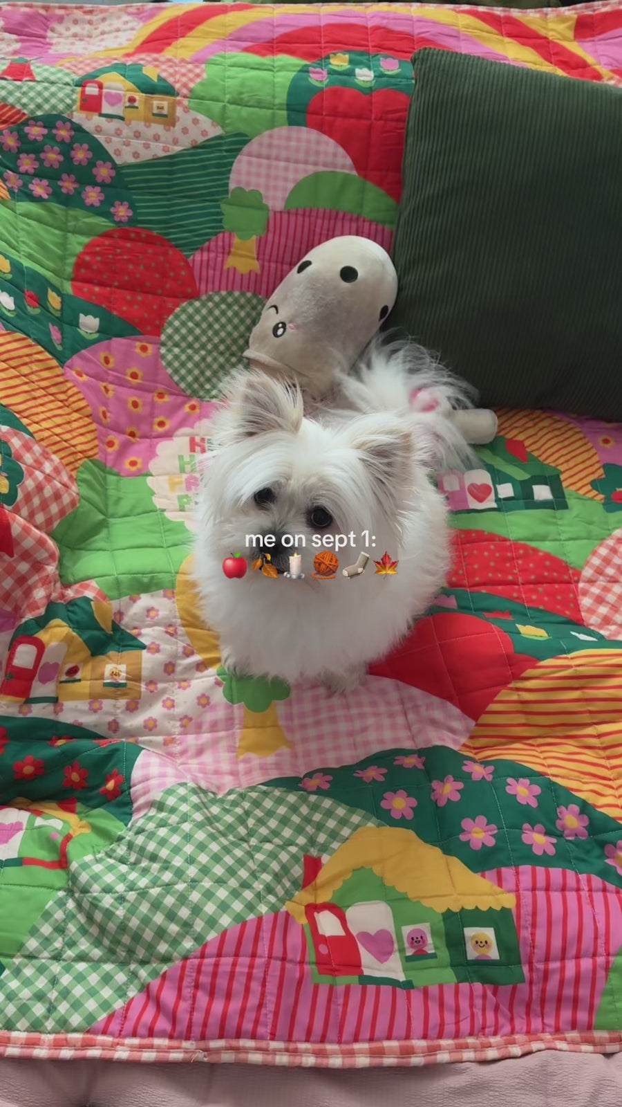 model lighting homemade knitted blanket candle