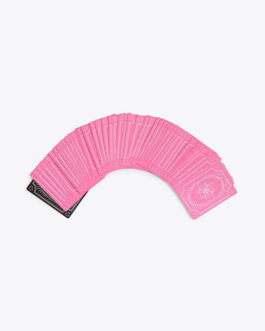 pink card deck