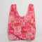 standard baggu with hot pink ground and  all over print