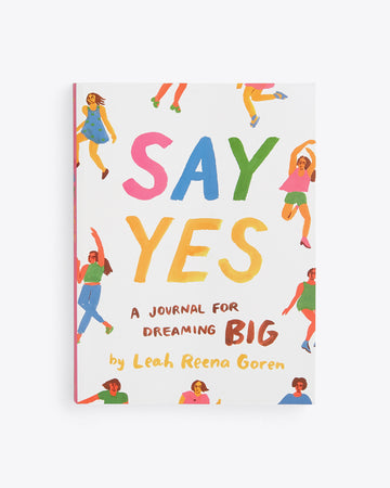 say yes book with a journal format by Leah Reena Goren