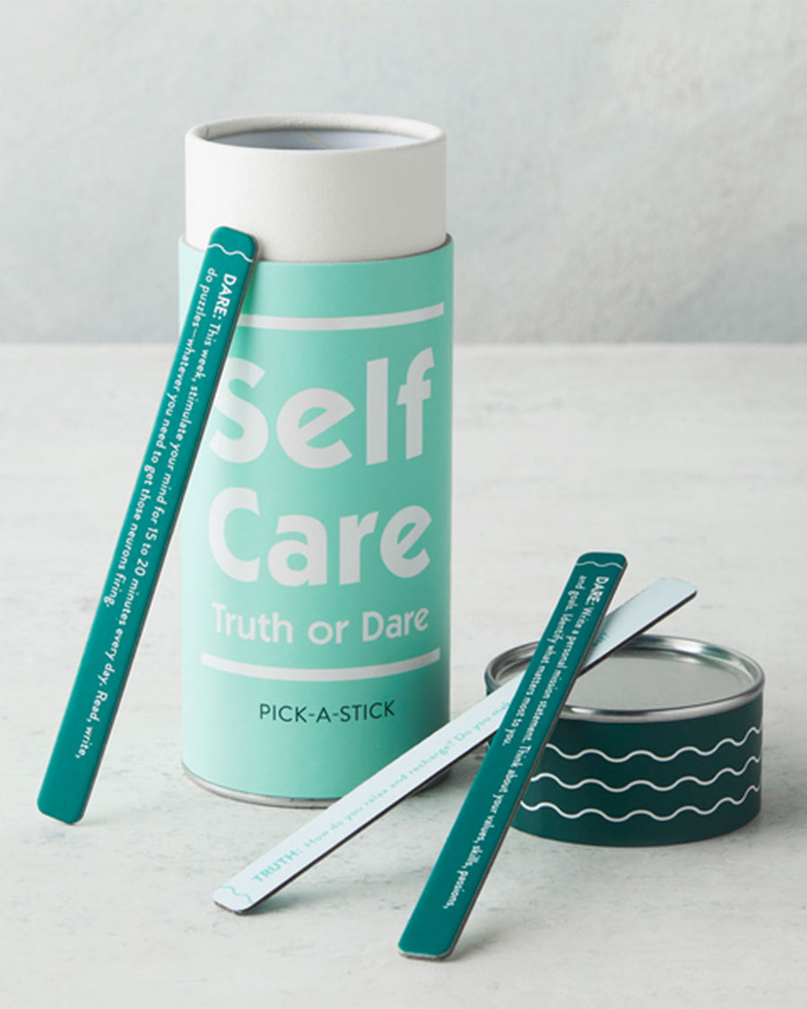 self care truth or dare pick-a-stick game