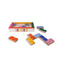 set of 28 colorful wooden dominoes 
