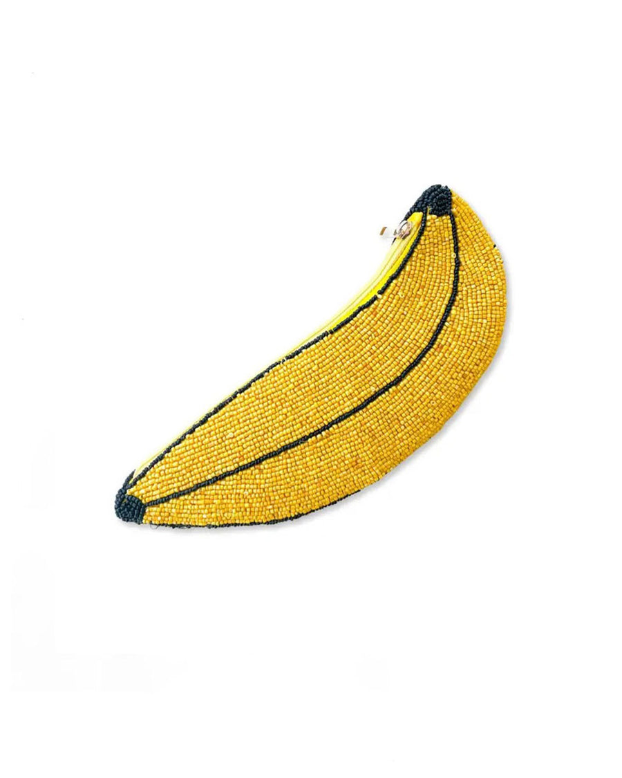 seed bead banana pencil pouch