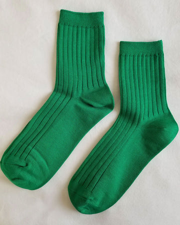 pair of kelly green socks