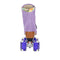 back view of moxi roller skates in lilac