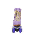 front view of moxi roller skates in lilac