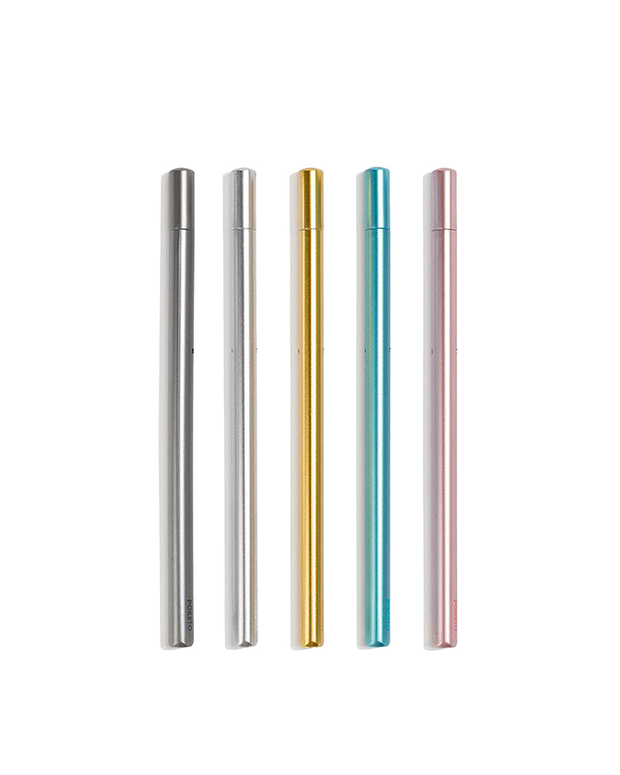 These Prism pens by Poketo come in a variety of metallic colors.