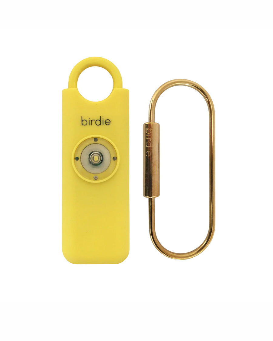 lemon personal safety device with brass clip for easy accessibility