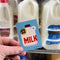 abstract milk sticker