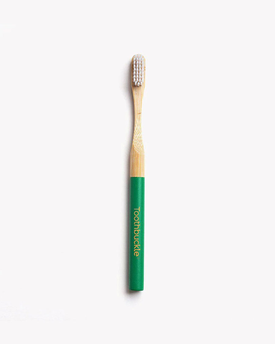 green bamboo toothbrush