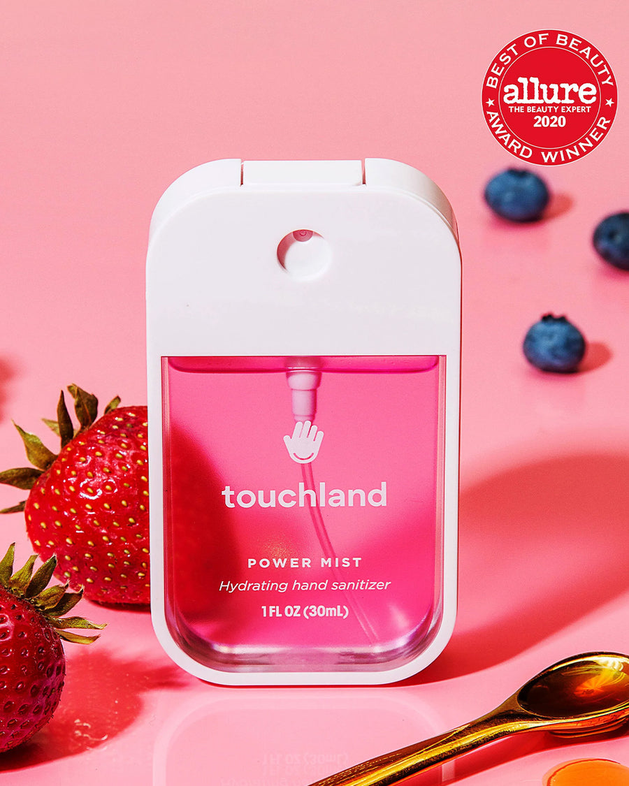 touchland berry bliss power mist hydrating hand santizer: 2020 allure best of beauty award winner