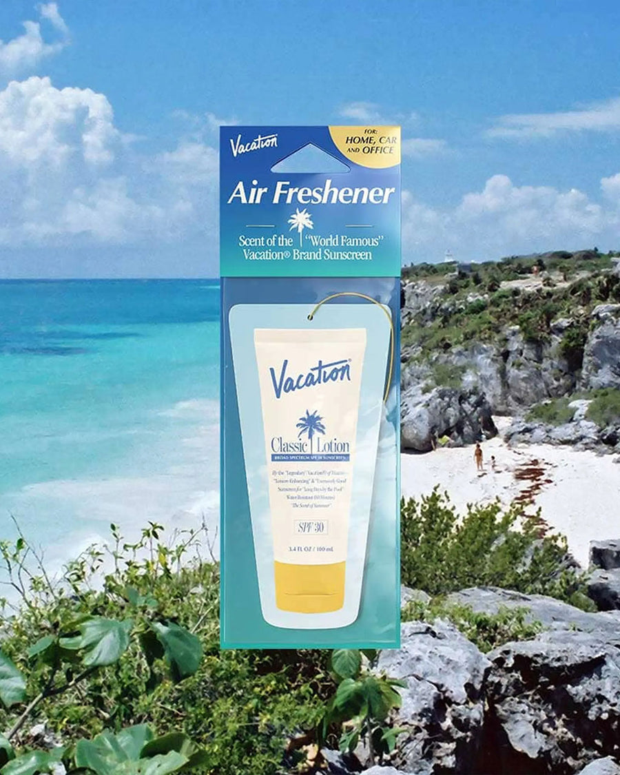 classic lotion scented air freshener from vacation sunscreen