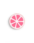 pink grapefruit de-stress ball