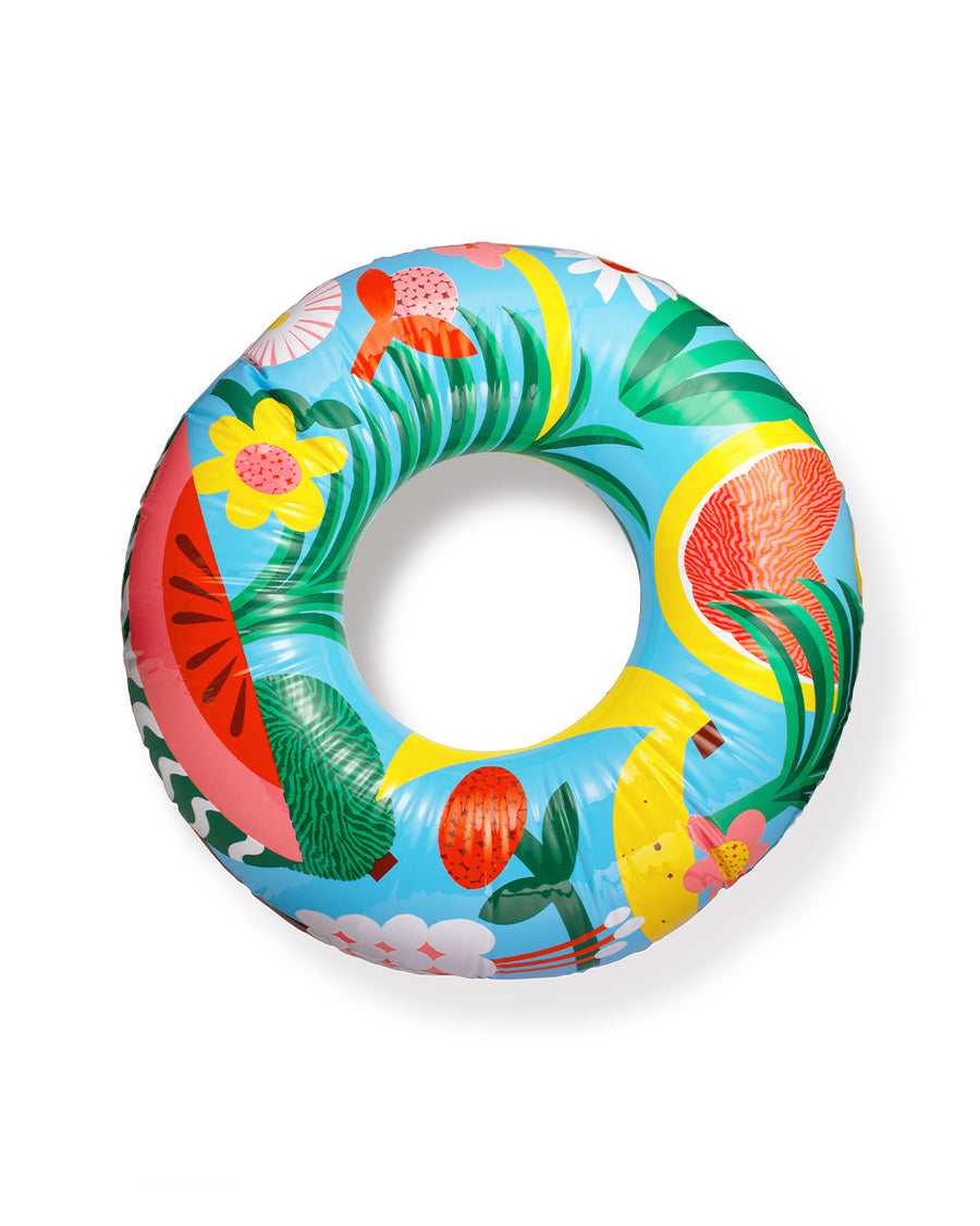 round abstract fruit pool inflatable