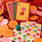 editorial image of waterproof playing cards, poker chips, and dice