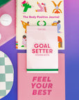 editorial image of goal setter sticker book