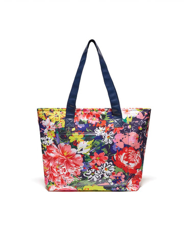 This Just Chill Out Cooler Bag comes in a colorful floral pattern designed by Maddy Nye.