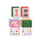 card set with 4 styles and fun bright colored stickers