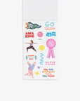 interior image of sticker sheet containing motivational themed stickers