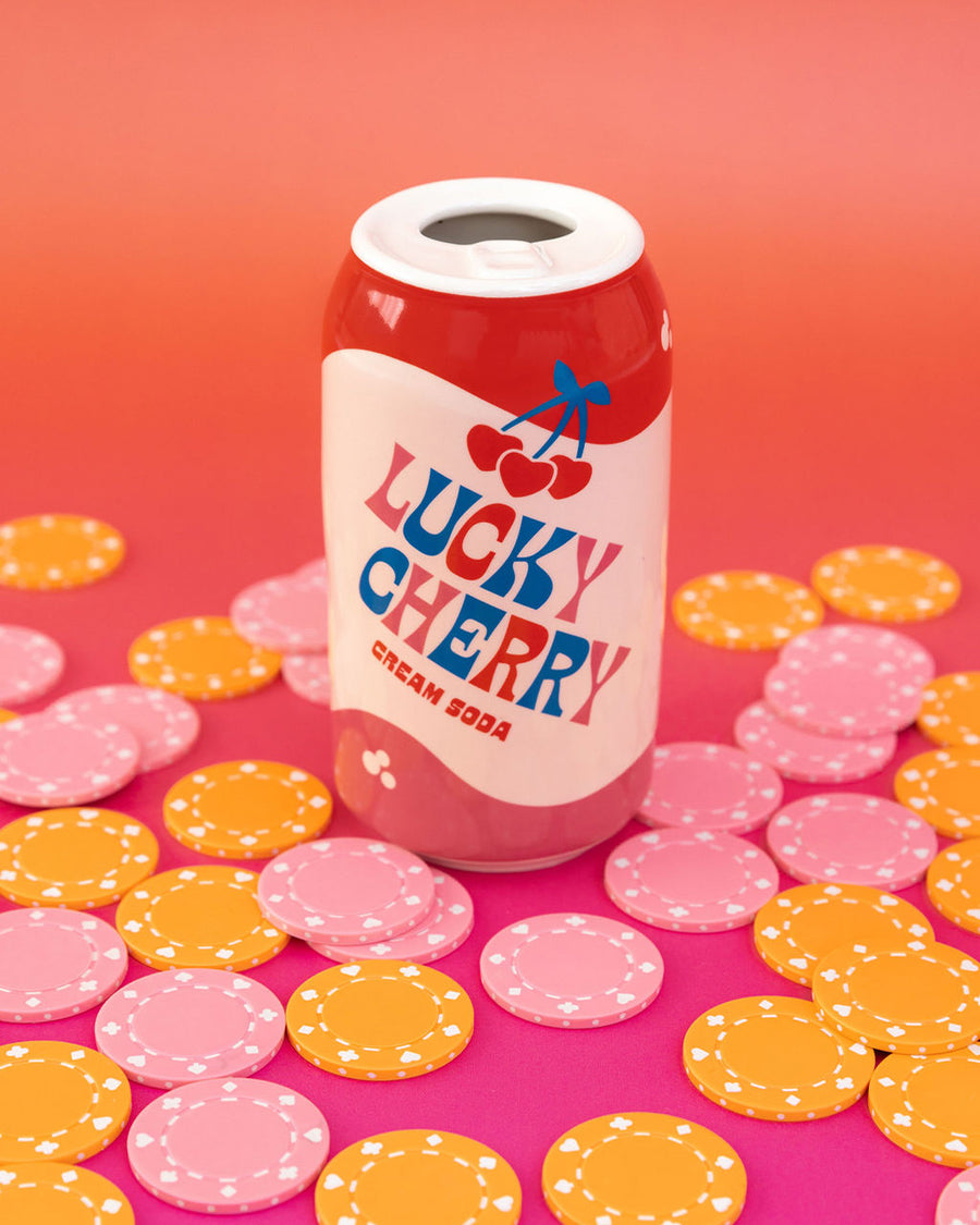 lucky cherry cream soda can vase