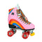 pink rainbow roller skates