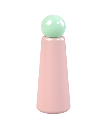 pink and mint skittle water bottle